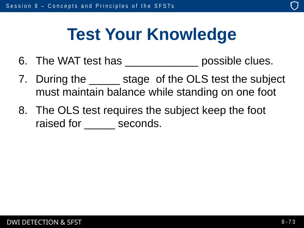 Session 8 Concepts and Principles of the - slide 73 of 75