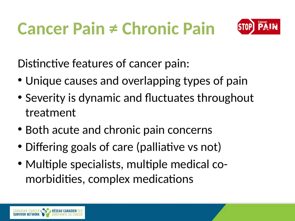 Cancer Pain Management: Specialized Care Dr. David - slide 9 of 12