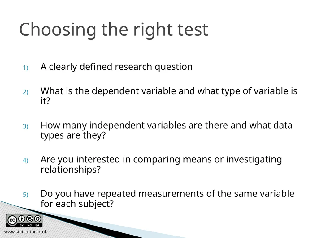 Introductory Statistics and Hypothesis Testing - slide 121 of 186