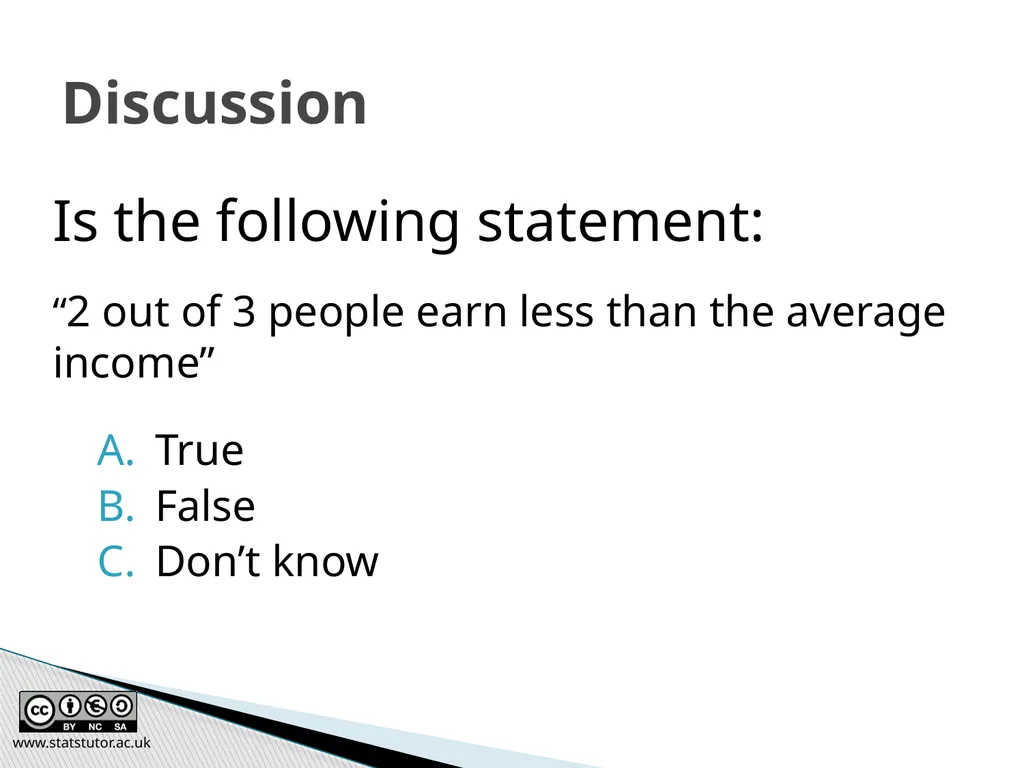 Introductory Statistics and Hypothesis Testing - slide 24 of 186