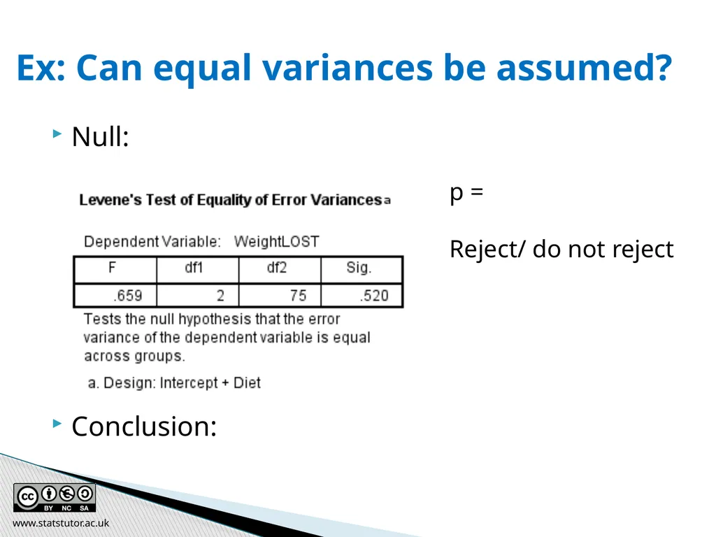 Introductory Statistics and Hypothesis Testing - slide 177 of 186