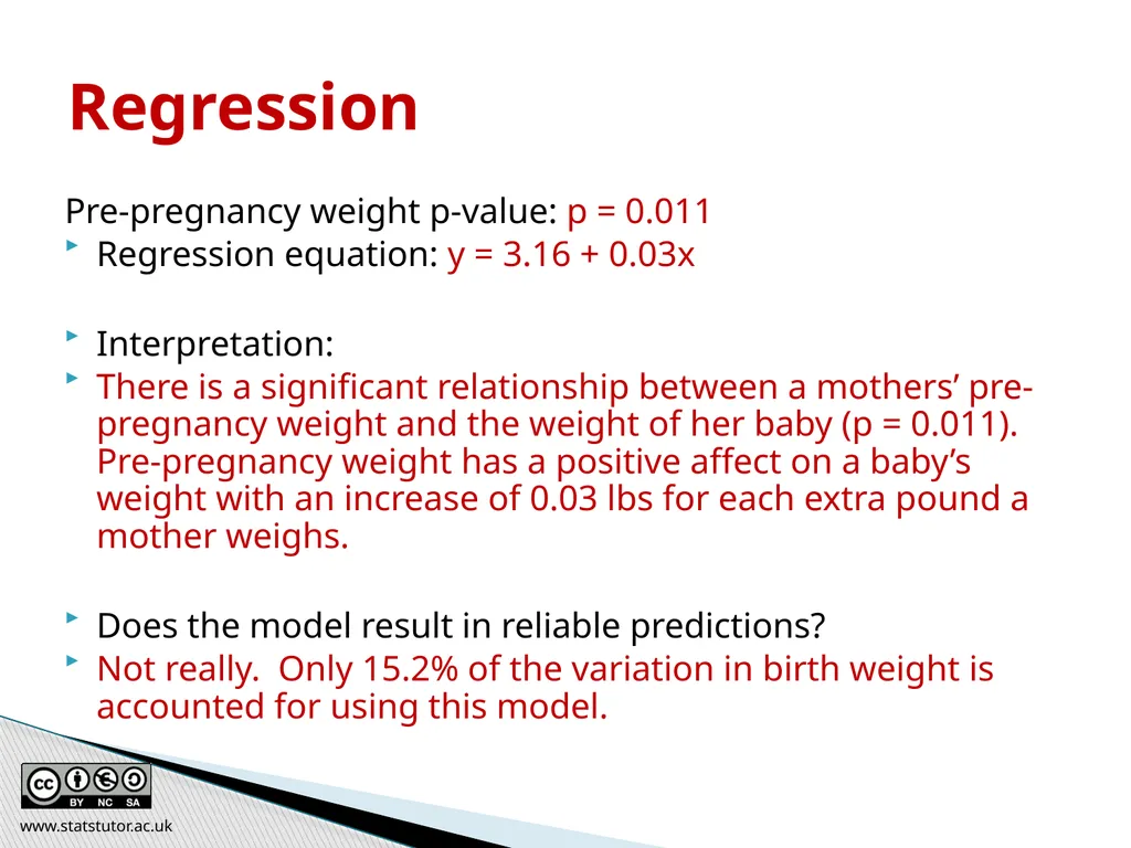 Introductory Statistics and Hypothesis Testing - slide 111 of 186