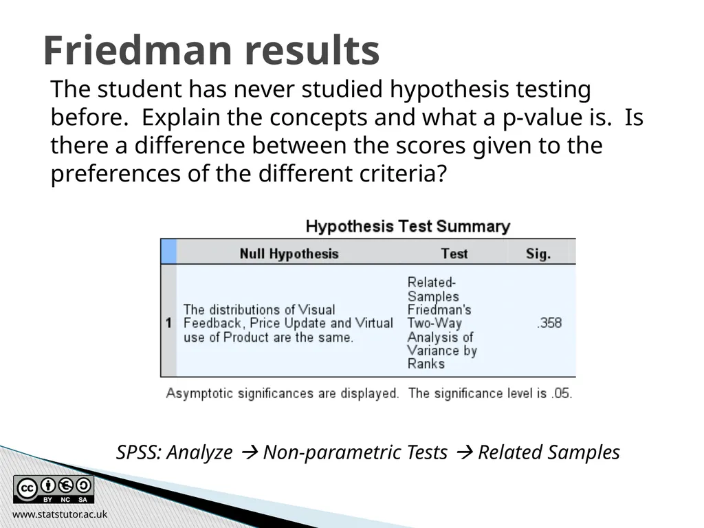Introductory Statistics and Hypothesis Testing - slide 152 of 186