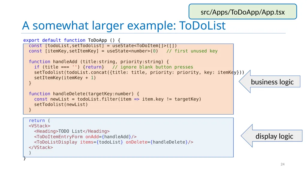 CS 4530: Fundamentals of Software Engineering - slide 24 of 36