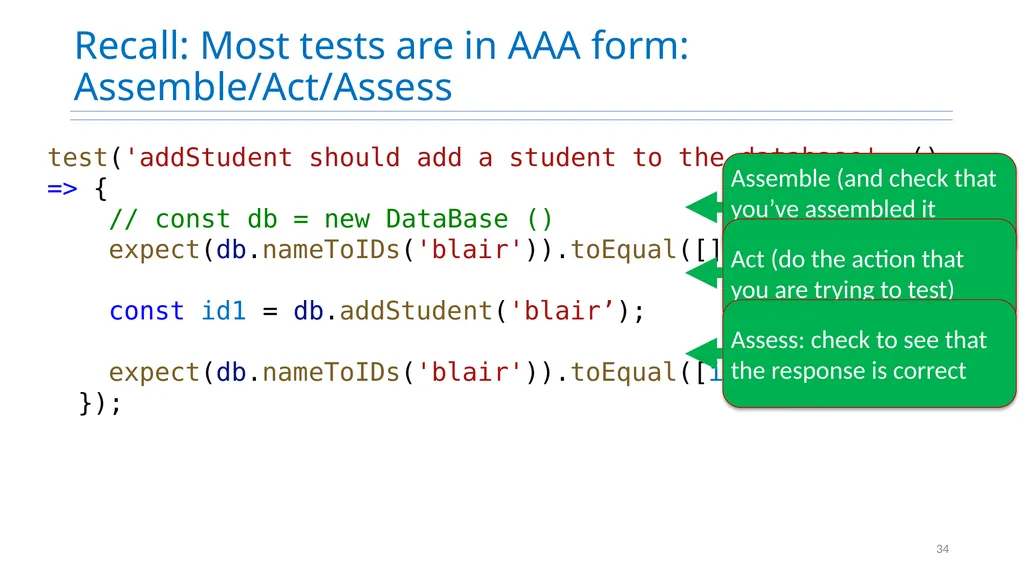 CS 4530: Fundamentals of Software Engineering - slide 34 of 36