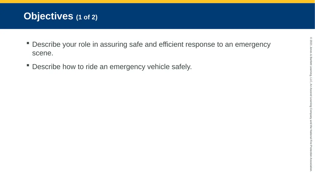 CHAPTER 10 Response and Size-Up Objectives (1 of - slide 2 of 57