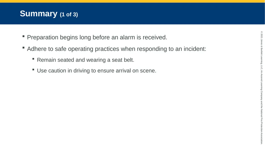 CHAPTER 10 Response and Size-Up Objectives (1 of - slide 55 of 57