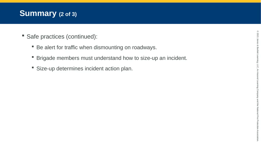 CHAPTER 10 Response and Size-Up Objectives (1 of - slide 56 of 57