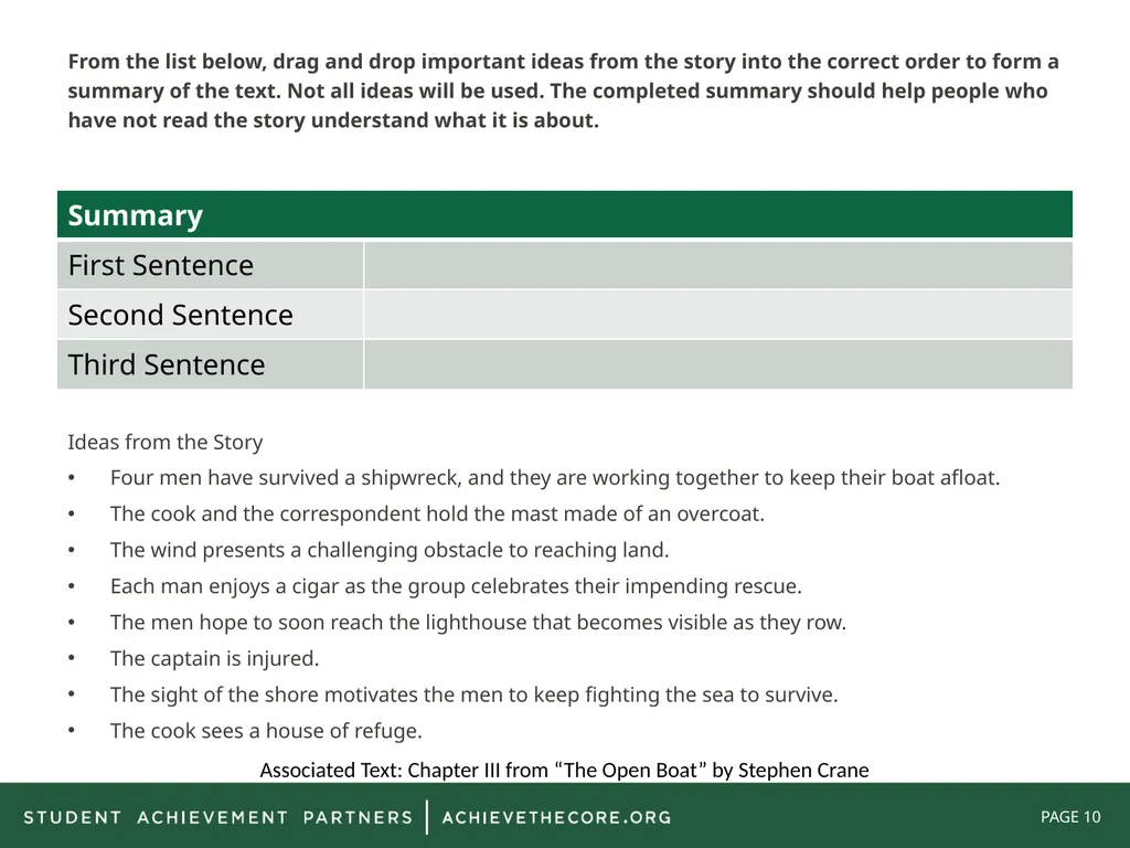 Grade 8: Common Core State Standards Alignment - slide 10 of 66