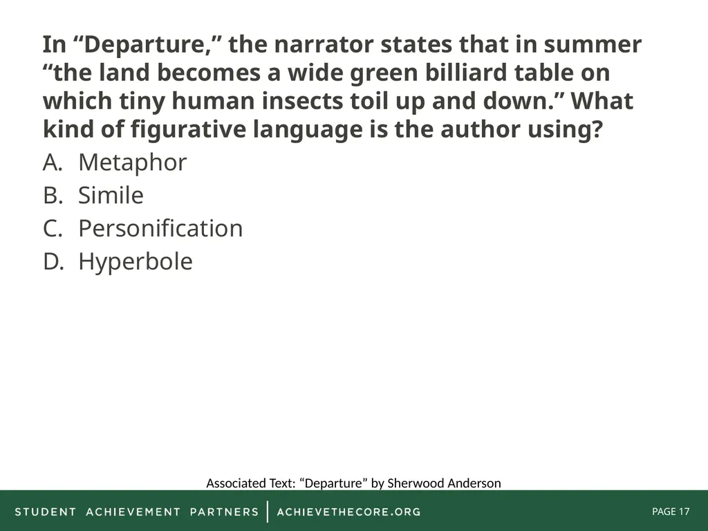 Grade 8: Common Core State Standards Alignment - slide 17 of 66