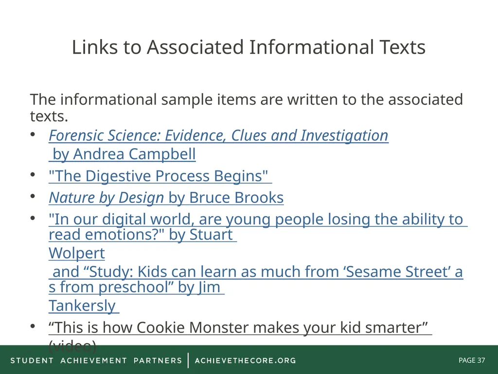 Grade 8: Common Core State Standards Alignment - slide 37 of 66
