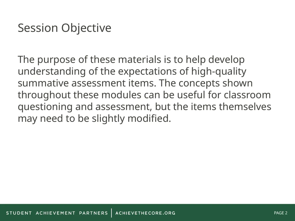 Grade 8: Common Core State Standards Alignment - slide 2 of 66