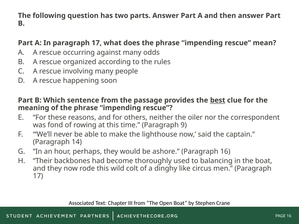 Grade 8: Common Core State Standards Alignment - slide 16 of 66