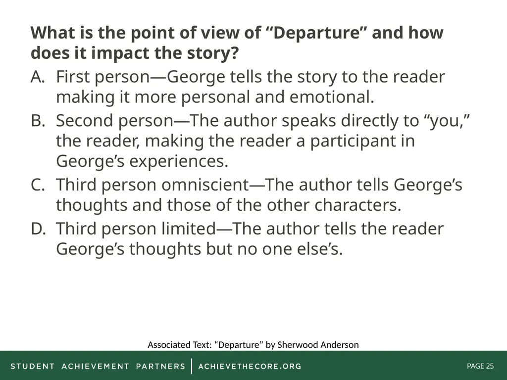 Grade 8: Common Core State Standards Alignment - slide 25 of 66