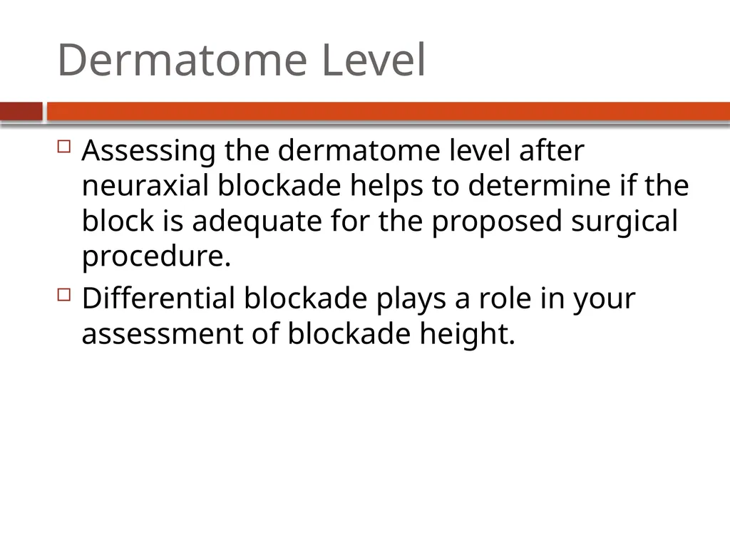 Dermatome Levels Developing Countries Regional - slide 3 of 25