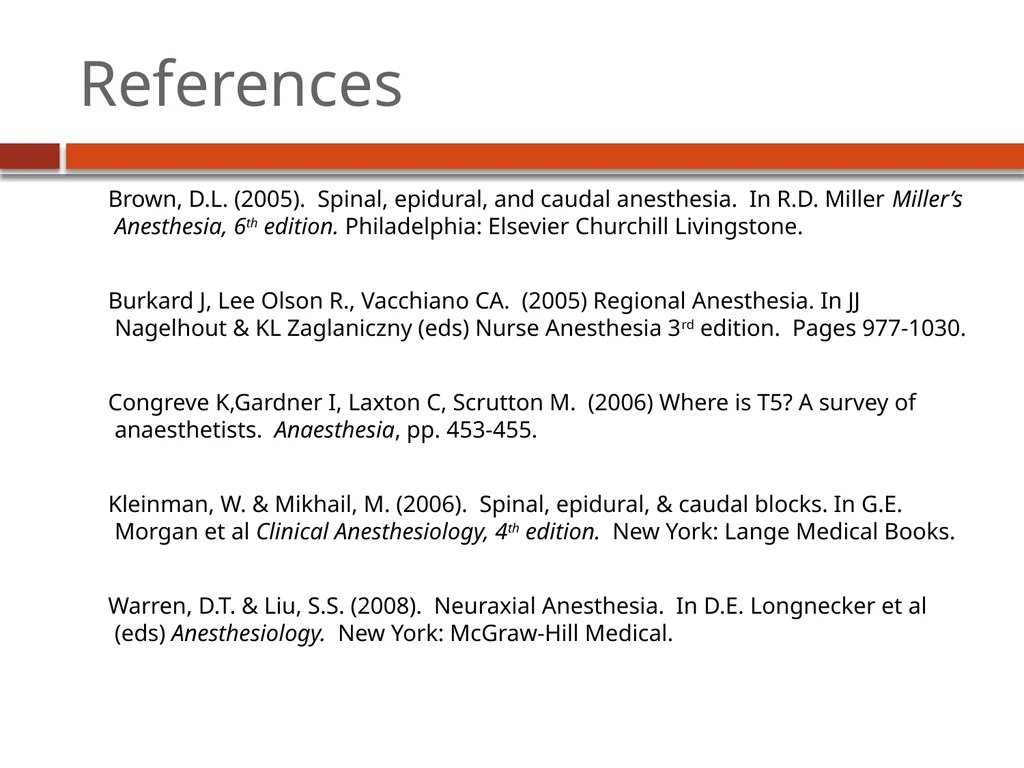 Dermatome Levels Developing Countries Regional - slide 25 of 25