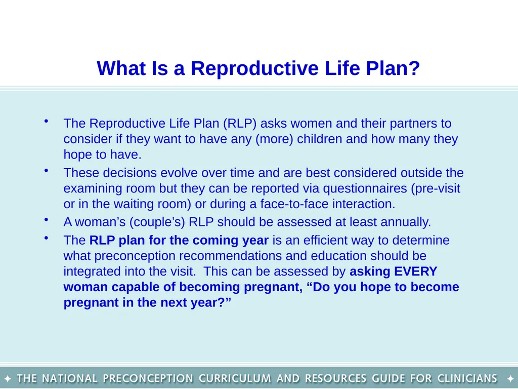 The National Preconception Care Clinical Toolkit - slide 14 of 29