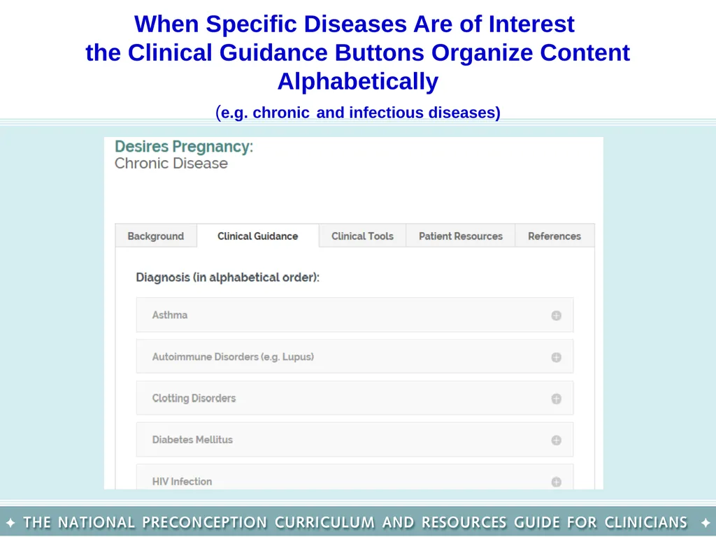 The National Preconception Care Clinical Toolkit - slide 24 of 29