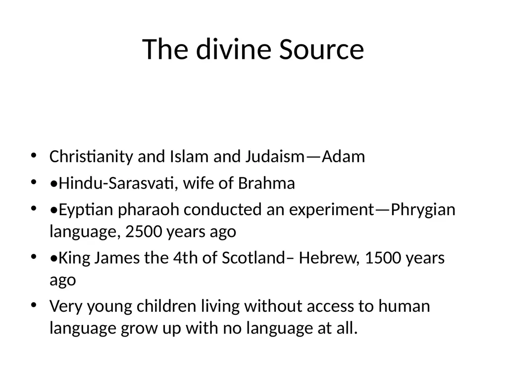 Chapter One The origins of Language We simply - slide 3 of 10