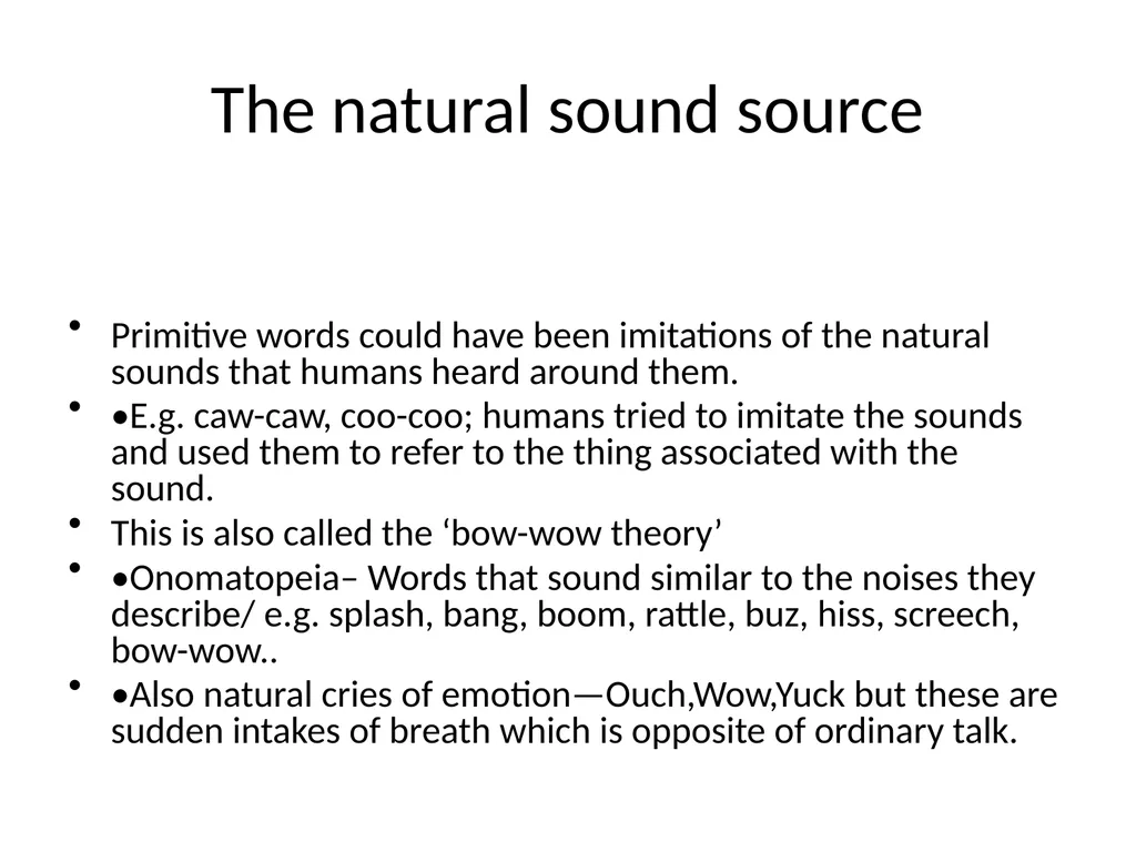 Chapter One The origins of Language We simply - slide 4 of 10