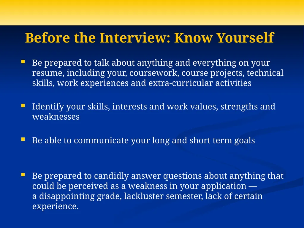 Formula for Interview Success: Preparation + - slide 17 of 44