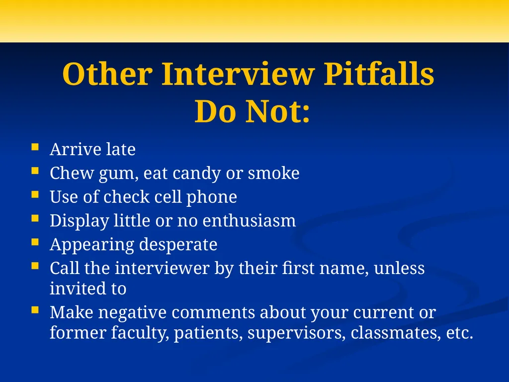 Formula for Interview Success: Preparation + - slide 41 of 44