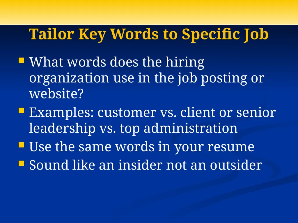 Formula for Interview Success: Preparation + - slide 12 of 44