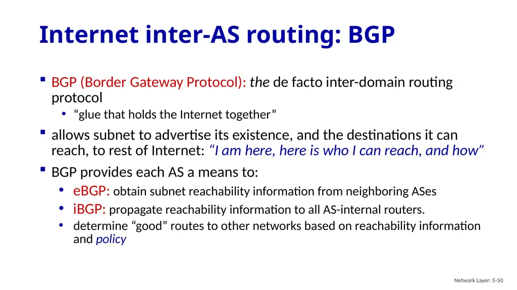Computer Networking: A Top-Down Approach 8th - slide 50 of 107