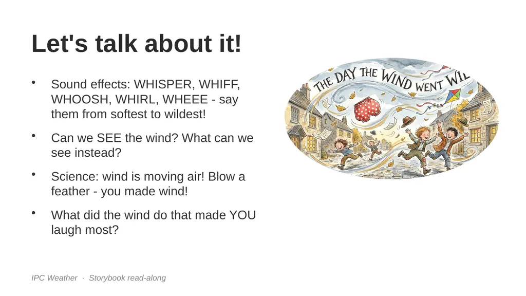 The day began with a whisper. Hhhhhh... A baby - slide 12 of 12