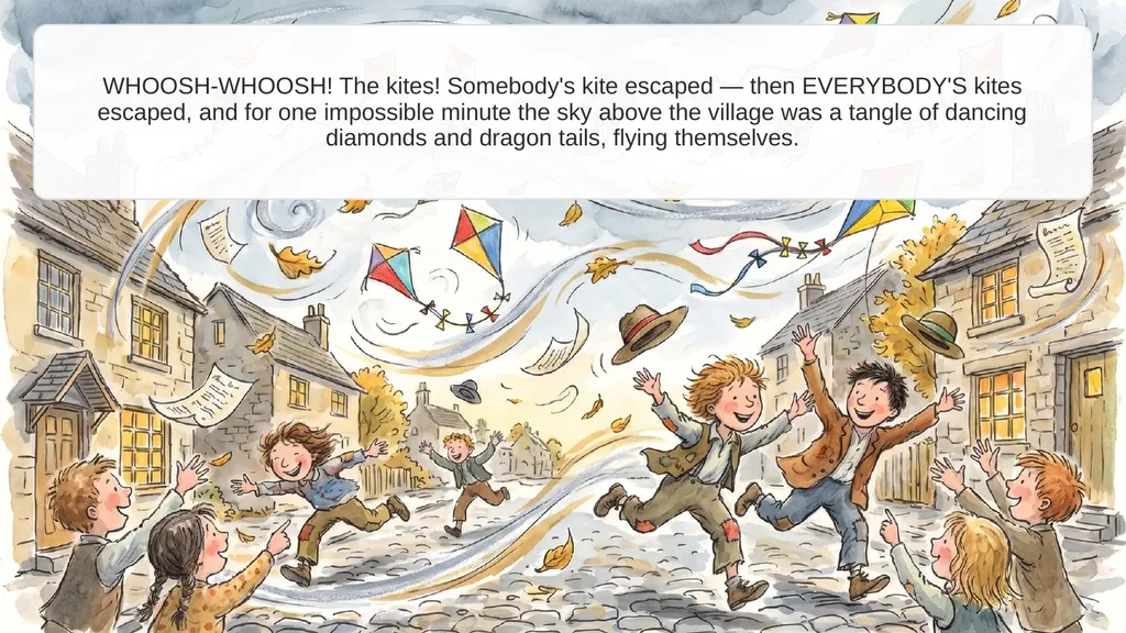 The day began with a whisper. Hhhhhh... A baby - slide 7 of 12