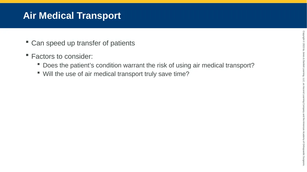 Transport Operations CHAPTER 47 Introduction - slide 46 of 63