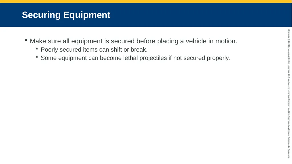 Transport Operations CHAPTER 47 Introduction - slide 16 of 63