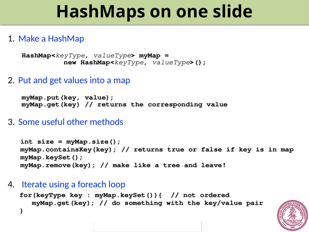 Maps Chris Piech CS106A, Stanford University - slide 47 of 53