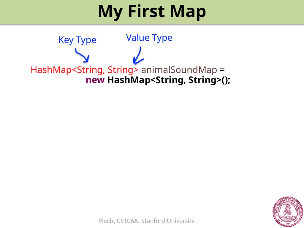 Maps Chris Piech CS106A, Stanford University - slide 30 of 53