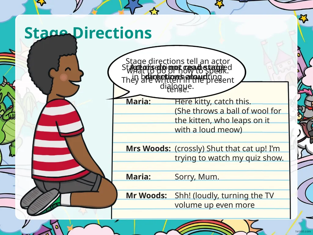 Characters Before you begin writing your play - slide 6 of 8