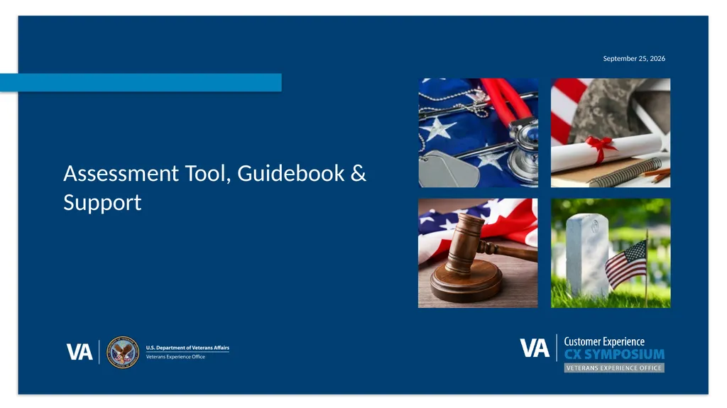 Assessment Tool, Guidebook & Support Assessment – - slide 1 of 9