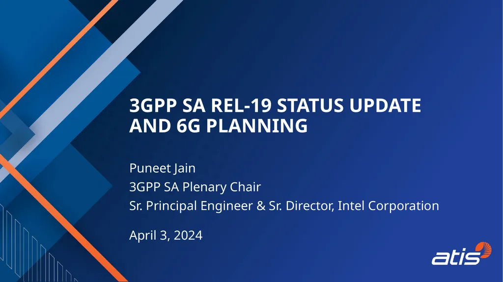 Introduction to 3GPP Release 19 and 6G Planning - slide 24 of 45