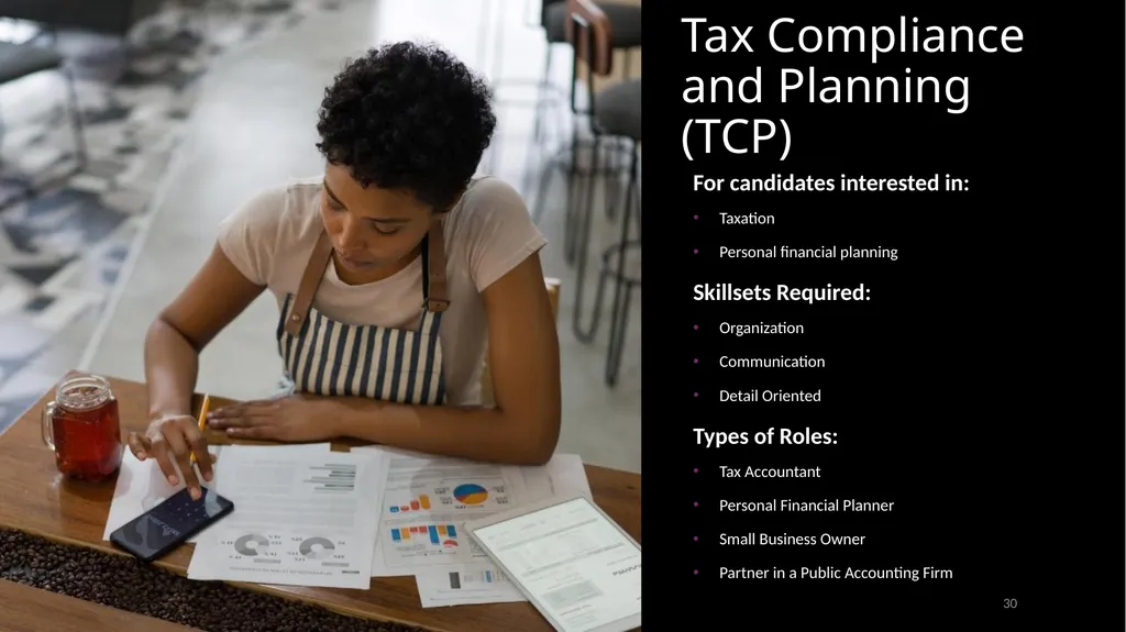 Becoming a CPA: Your steps to success. Name, - slide 30 of 43