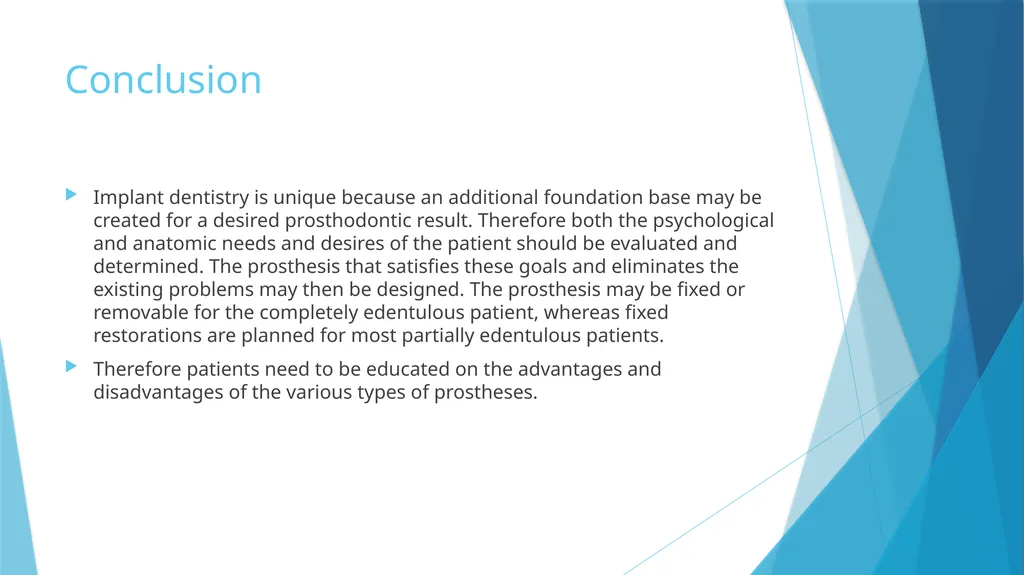 Prosthetic Options in Implant Dentistry Guided By - slide 51 of 53