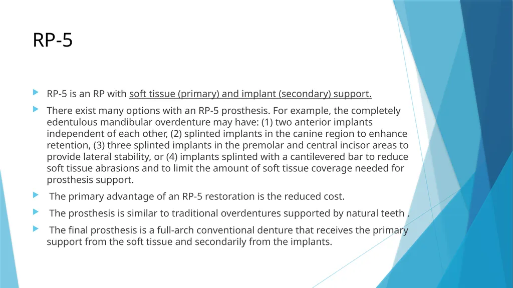 Prosthetic Options in Implant Dentistry Guided By - slide 20 of 53