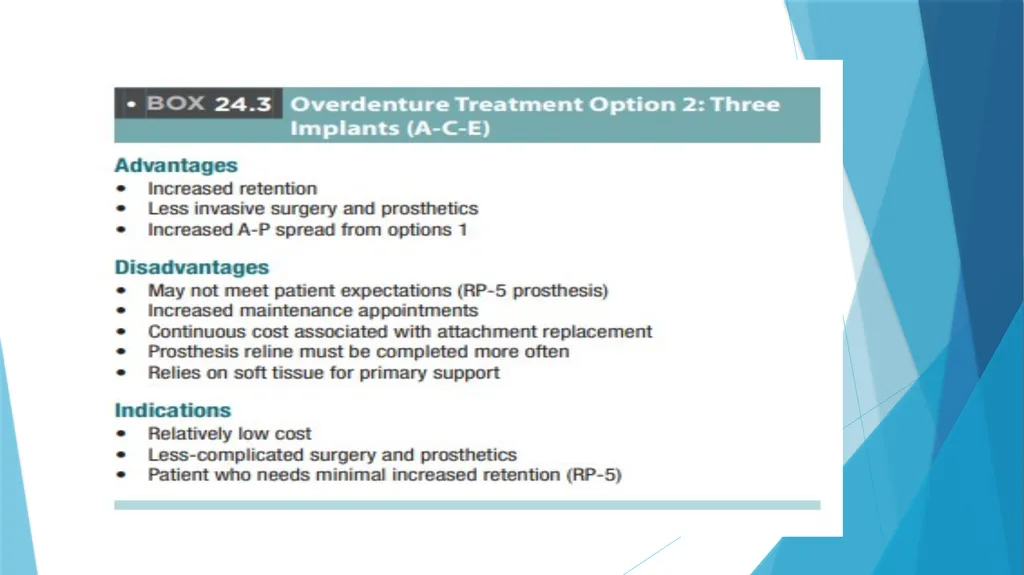 Prosthetic Options in Implant Dentistry Guided By - slide 26 of 53