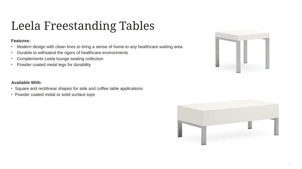 Occasional Tables Product Portfolio Overview - slide 3 of 11