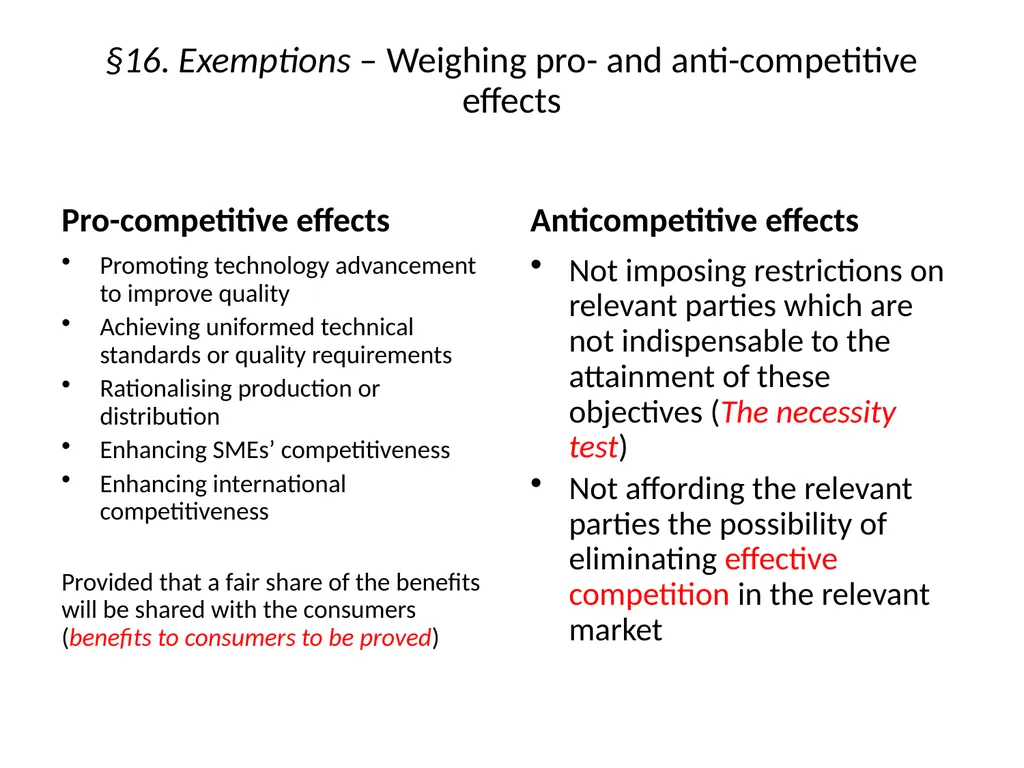 Anticompetitive Agreements Alice Pham 31 October - slide 25 of 26
