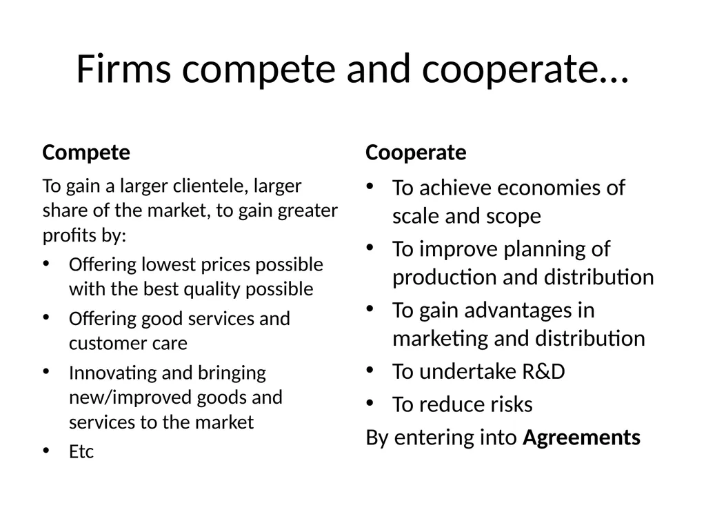 Anticompetitive Agreements Alice Pham 31 October - slide 3 of 26