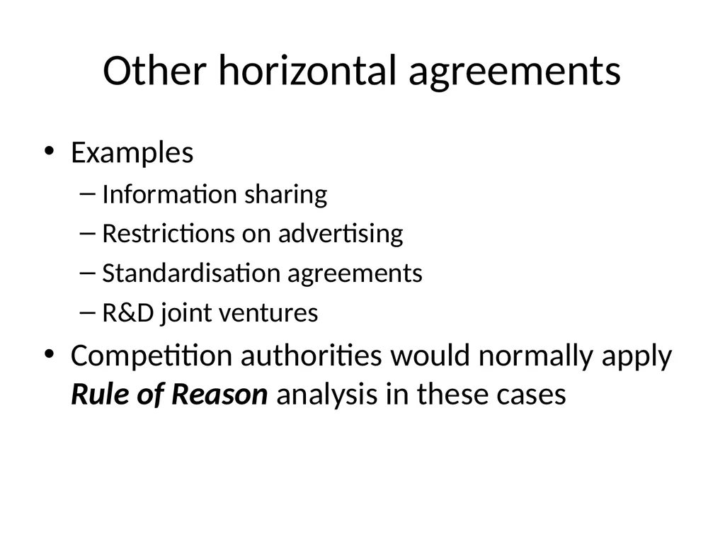 Anticompetitive Agreements Alice Pham 31 October - slide 12 of 26