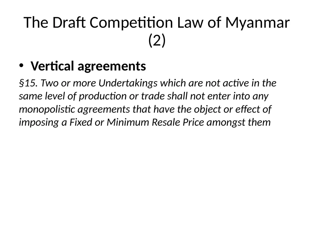 Anticompetitive Agreements Alice Pham 31 October - slide 24 of 26