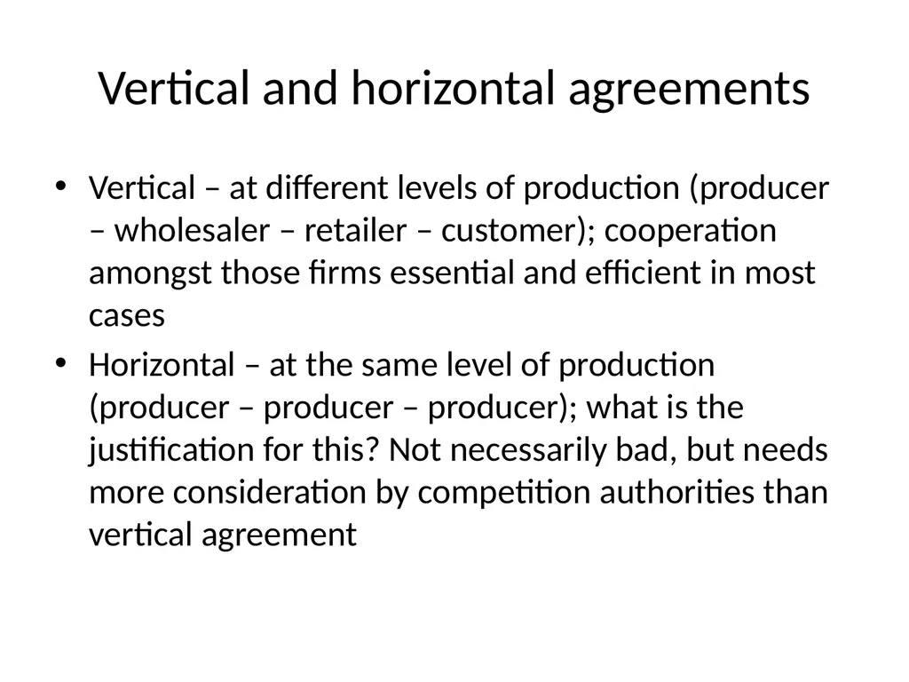 Anticompetitive Agreements Alice Pham 31 October - slide 5 of 26