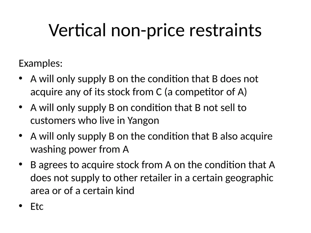 Anticompetitive Agreements Alice Pham 31 October - slide 20 of 26