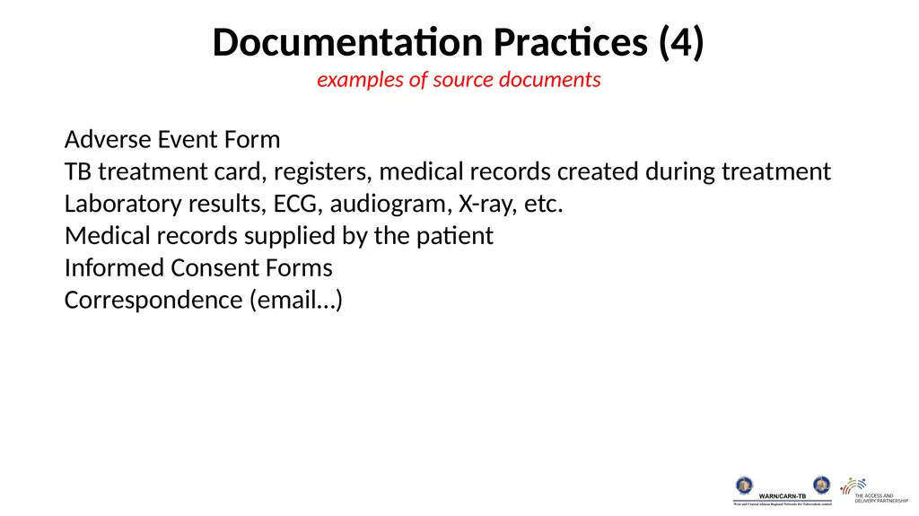 Training package on active tuberculosis drug - slide 7 of 20