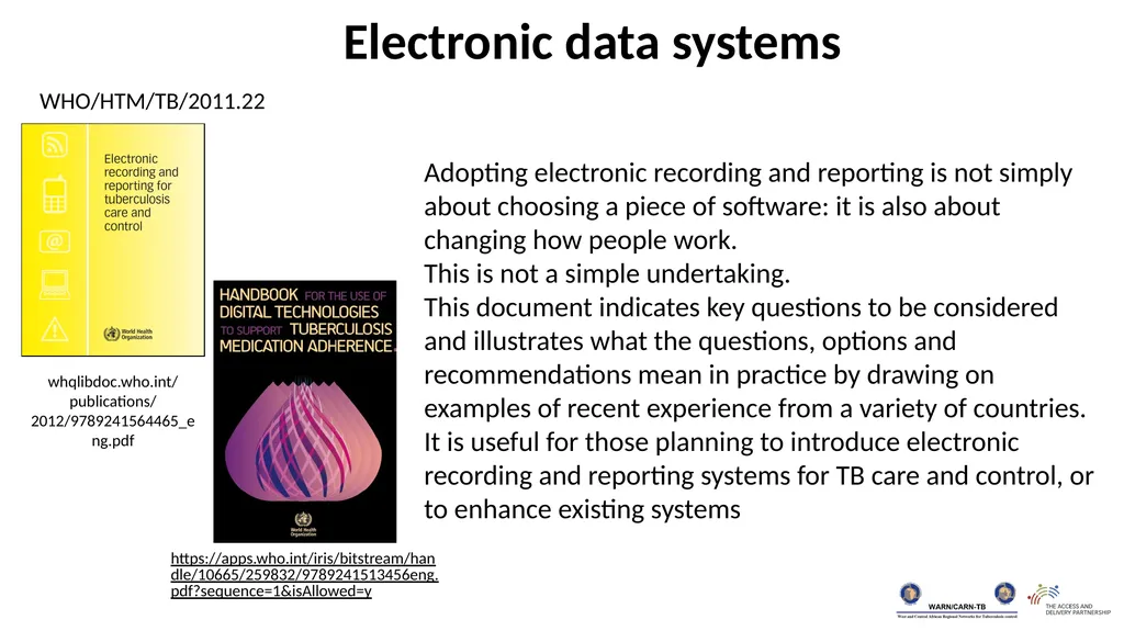 Training package on active tuberculosis drug - slide 13 of 20
